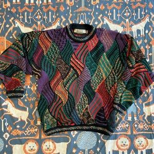 Tundra for Bachrach vintage 🌈 coogi style sweater